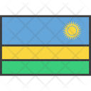پیش‌نمایش فایل rwanda-14 از پک دورخط‌ها پرچم‌های جهان