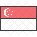پیش‌نمایش فایل singapore-11 از پک دورخط‌ها پرچم‌های جهان