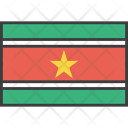 پیش‌نمایش فایل suriname-10 از پک دورخط‌ها پرچم‌های جهان