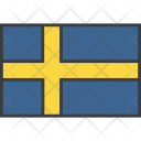 پیش‌نمایش فایل sweden-13 از پک دورخط‌ها پرچم‌های جهان
