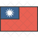 پیش‌نمایش فایل taiwan-11 از پک دورخط‌ها پرچم‌های جهان