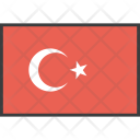 پیش‌نمایش فایل turkey-19 از پک دورخط‌ها پرچم‌های جهان
