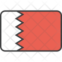 پیش‌نمایش فایل bahrain-11 از پک دورخط‌ها پرچم‌های جهان