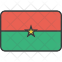 پیش‌نمایش فایل burkina-12 از پک دورخط‌ها پرچم‌های جهان