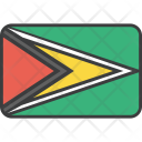 پیش‌نمایش فایل guyana-11 از پک دورخط‌ها پرچم‌های جهان