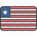 پیش‌نمایش فایل liberia-12 از پک دورخط‌ها پرچم‌های جهان
