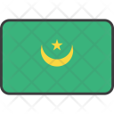 پیش‌نمایش فایل mauritania-12 از پک دورخط‌ها پرچم‌های جهان