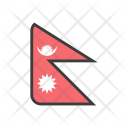پیش‌نمایش فایل nepal-14 از پک دورخط‌ها پرچم‌های جهان