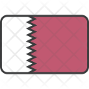 پیش‌نمایش فایل qatar-11 از پک دورخط‌ها پرچم‌های جهان