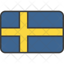 پیش‌نمایش فایل sweden-14 از پک دورخط‌ها پرچم‌های جهان