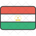 پیش‌نمایش فایل tajikistan-11 از پک دورخط‌ها پرچم‌های جهان