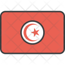 پیش‌نمایش فایل tunisia-12 از پک دورخط‌ها پرچم‌های جهان