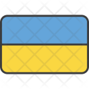 پیش‌نمایش فایل ukraine-12 از پک دورخط‌ها پرچم‌های جهان