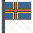 پیش‌نمایش فایل aland-12 از پک پرچم‌ها بین‌المللی