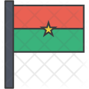 پیش‌نمایش فایل burkina-13 از پک پرچم‌ها بین‌المللی