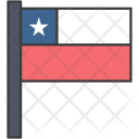 پیش‌نمایش فایل chile-16 از پک پرچم‌ها بین‌المللی