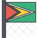 پیش‌نمایش فایل guyana-12 از پک پرچم‌ها بین‌المللی