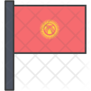 پیش‌نمایش فایل kyrgyzstan-12 از پک پرچم‌ها بین‌المللی