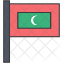 پیش‌نمایش فایل maldives-12 از پک پرچم‌ها بین‌المللی