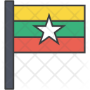 پیش‌نمایش فایل myanmar-12 از پک پرچم‌ها بین‌المللی