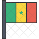 پیش‌نمایش فایل senegal-13 از پک پرچم‌ها بین‌المللی