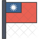پیش‌نمایش فایل taiwan-13 از پک پرچم‌ها بین‌المللی