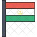 پیش‌نمایش فایل tajikistan-12 از پک پرچم‌ها بین‌المللی