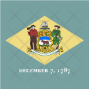 پیش‌نمایش فایل delaware-1 از پک پرچم‌ها ایالت آمریکا