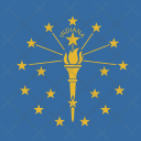 پیش‌نمایش فایل indiana-1 از پک پرچم‌ها ایالت آمریکا