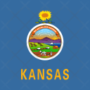 پیش‌نمایش فایل kansas-1 از پک پرچم‌ها ایالت آمریکا