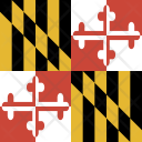 پیش‌نمایش فایل maryland-1 از پک پرچم‌ها ایالت آمریکا