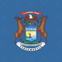 پیش‌نمایش فایل michigan-1 از پک پرچم‌ها ایالت آمریکا