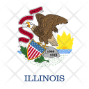 پیش‌نمایش فایل illinois-2 از پک پرچم‌ها ایالت آمریکا