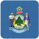 پیش‌نمایش فایل maine-2 از پک پرچم‌ها ایالت آمریکا