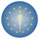 پیش‌نمایش فایل indiana از پک پرچم‌ها ایالت آمریکا