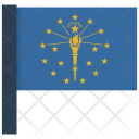 پیش‌نمایش فایل indiana-3 از پک پرچم‌ها ایالت آمریکا