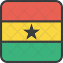 پیش‌نمایش فایل ghana-43 از پک دورخط‌ها پرچم‌های جهان