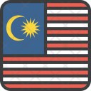 پیش‌نمایش فایل malaysia-33 از پک دورخط‌ها پرچم‌های جهان