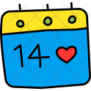 پیش‌نمایش فایل calendar-651 از پک مجموعه دودل ولنتاین