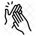 پیش‌نمایش فایل applause-2748068 از پک سول‌آیکنز – خطی – جلد ۲