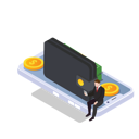 پیش‌نمایش فایل mobile-bank-wallet-6509741 از پک بانکداری