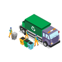 پیش‌نمایش فایل waste-collecting-truck-for-recycling-8078948 از پک محیط