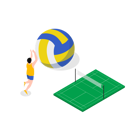 پیش‌نمایش فایل volleyball-8703117 از پک ورزش