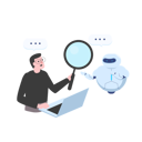 پیش‌نمایش فایل man-working-with-ai-robot-10772618 از پک ربات هوش مصنوعی