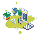 پیش‌نمایش فایل online-school-essential-shopping-app-4027234 از پک زندگی پس از کووید