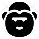 پیش‌نمایش فایل gorilla-face-7208220 از پک حیوانات