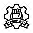 پیش‌نمایش فایل labor-day-ribbon-and-fist-up-8089595 از پک روز کارگر