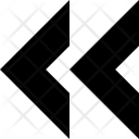 پیش‌نمایش فایل double-chevron-back از پک ضروری 3