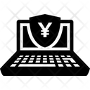 پیش‌نمایش فایل secure-laptop-yen از پک تجارت الکترونیک