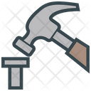 پیش‌نمایش فایل hammer-and-nail از پک رنگ ابزارها 2